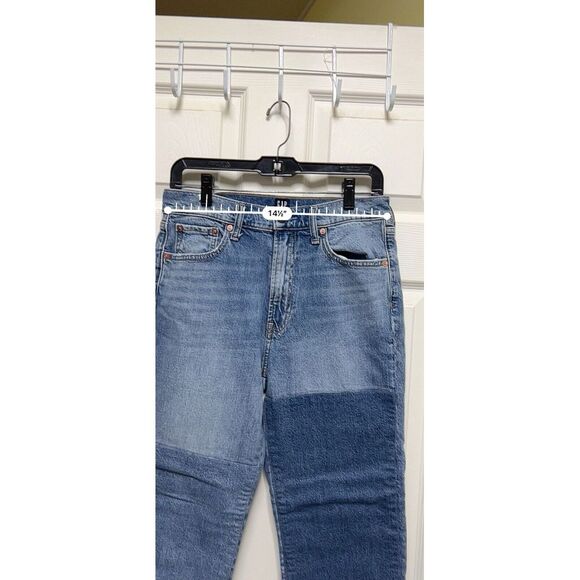 004-011 Gap 1969l Jeans Women's Size 8 29x26 Mid Rise Straight Stretch Blue - Picture 3 of 9